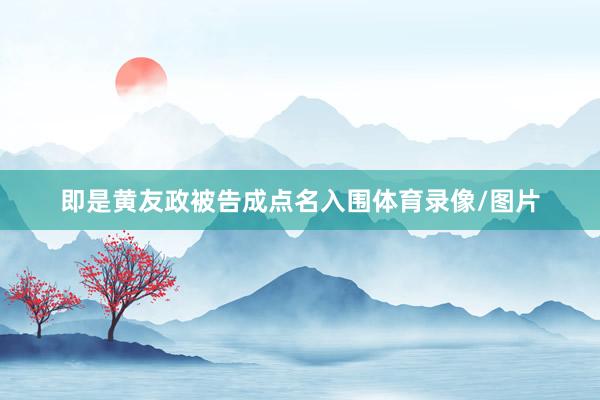 即是黄友政被告成点名入围体育录像/图片