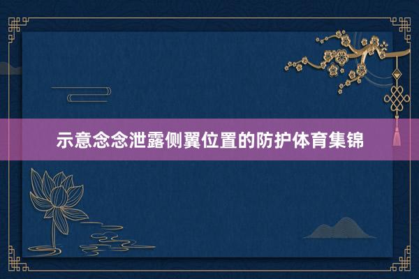 示意念念泄露侧翼位置的防护体育集锦
