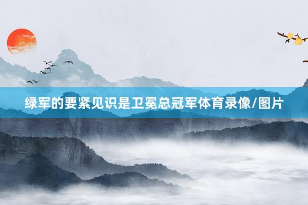 绿军的要紧见识是卫冕总冠军体育录像/图片