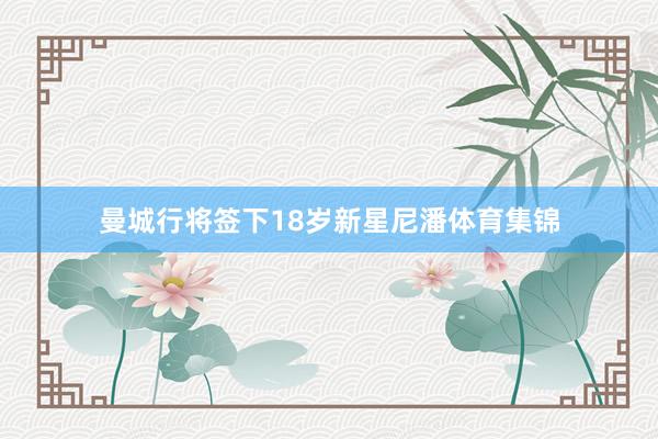 曼城行将签下18岁新星尼潘体育集锦