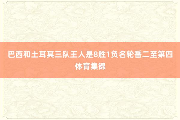 巴西和土耳其三队王人是8胜1负名轮番二至第四体育集锦
