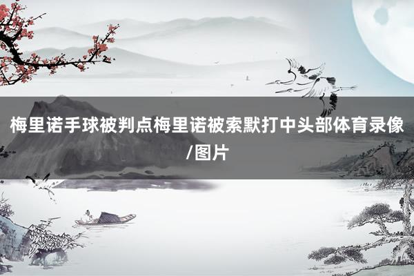 梅里诺手球被判点梅里诺被索默打中头部体育录像/图片