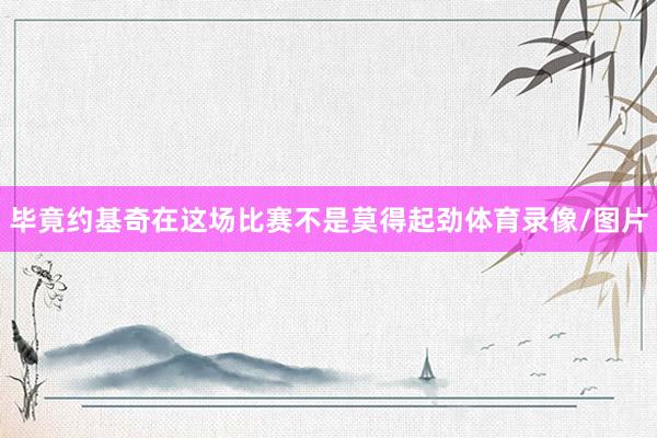毕竟约基奇在这场比赛不是莫得起劲体育录像/图片