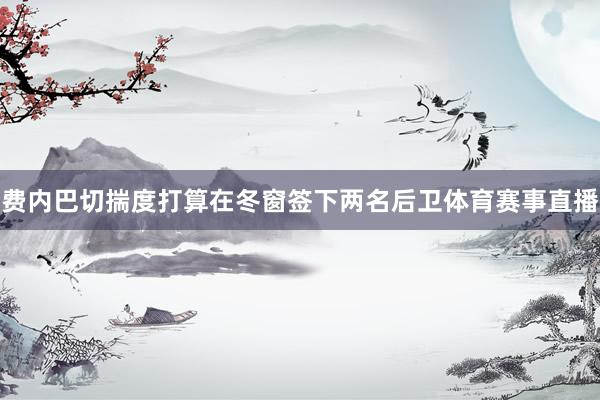 费内巴切揣度打算在冬窗签下两名后卫体育赛事直播