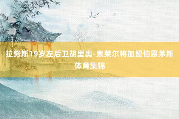 拉努斯19岁左后卫胡里奥-索莱尔将加盟伯恩茅斯体育集锦