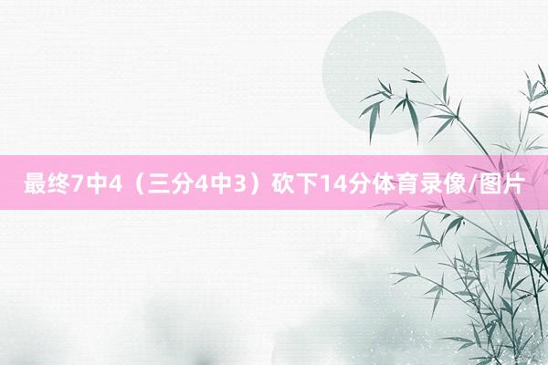 最终7中4（三分4中3）砍下14分体育录像/图片