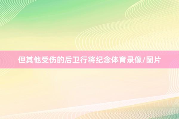 但其他受伤的后卫行将纪念体育录像/图片