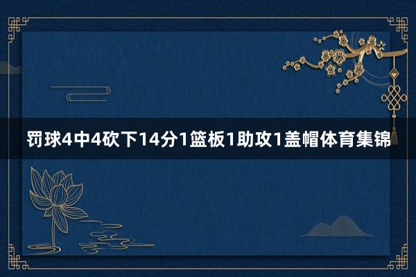 罚球4中4砍下14分1篮板1助攻1盖帽体育集锦